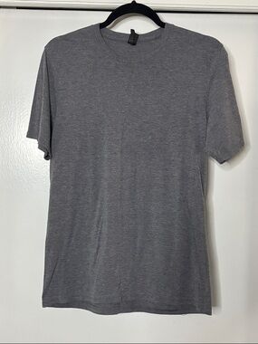 Unisex Gray Crew Neck T-Shirt
